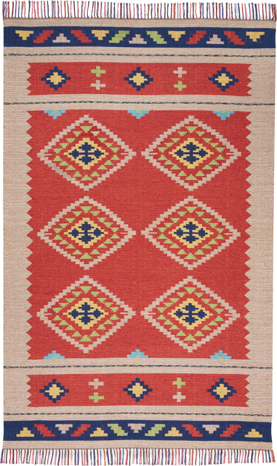 Nourison Baja BAJ02 Yellow/Red Area Rug – Incredible Rugs and Decor