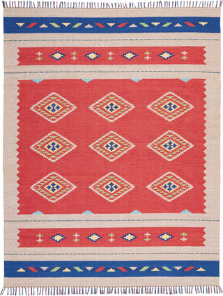 Nourison Baja BAJ02 Red/Bge Area Rug 8'x10'