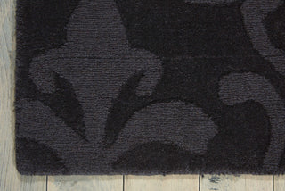 Nourison Barcelona BAR04 Charcoal Area Rug Corner Image