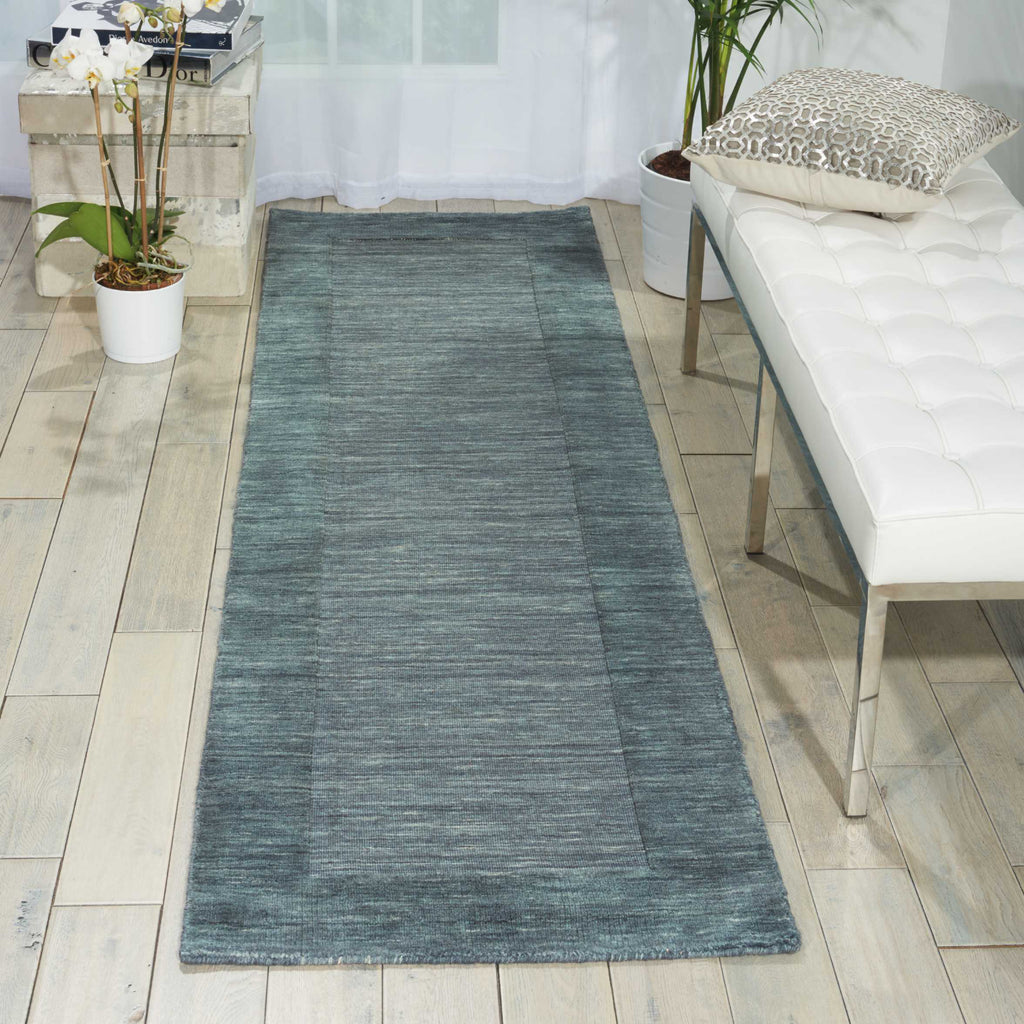 Nourison Ripple RIP01 Spa Area Rug by Barclay Butera Room Image Feature