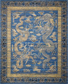 Nourison Bbl16 Dynasty DYN06 Azure Blue Area Rug by Barclay Butera main image