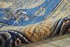 Nourison Bbl16 Dynasty DYN06 Azure Blue Area Rug by Barclay Butera Detail Image