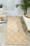 Nourison Intermix INT02 Sand Area Rug by Barclay Butera Room Image