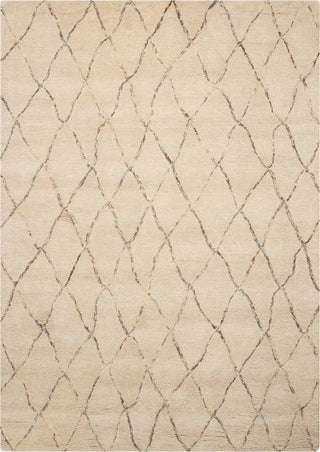 Nourison Intermix INT02 Sand Area Rug by Barclay Butera 