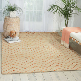 Nourison Intermix INT04 Sand Area Rug by Barclay Butera Room Image Feature