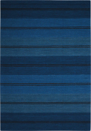 Nourison Oxford OXFD1 Mediterranean Stripe Area Rug by Barclay Butera Main Image