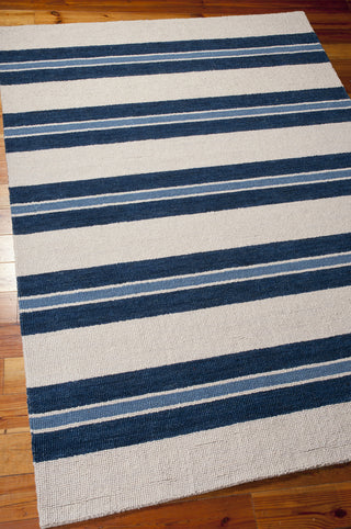 Nourison Oxford OXFD2 Awning Stripe Area Rug by Barclay Butera Detail Shot