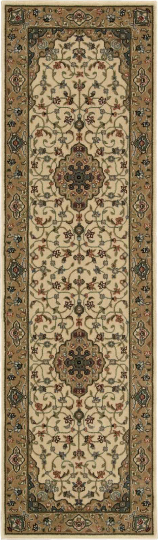 Nourison Persian Arts BD02 Ivory/Gold Area Rug Runner Image