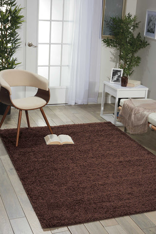 Nourison Bonita BON01 Brown Area Rug Room Image Feature