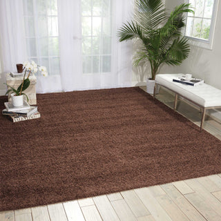 Nourison Bonita BON01 Brown Area Rug Room Image Feature