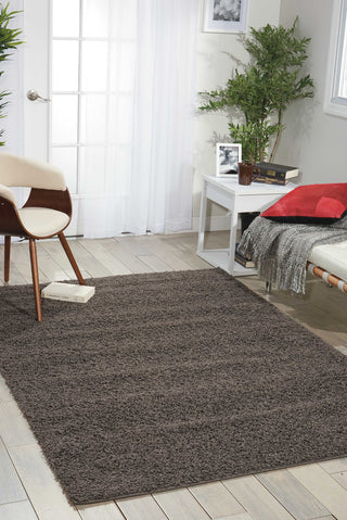 Nourison Bonita BON01 Grey Area Rug Room Image Feature