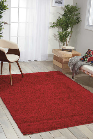 Nourison Bonita BON01 Red Area Rug Room Image Feature