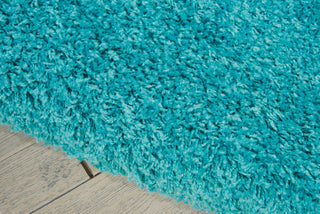 Nourison Bonita BON01 Turquoise Area Rug Detail Image