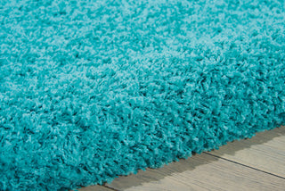 Nourison Bonita BON01 Turquoise Area Rug Detail Image