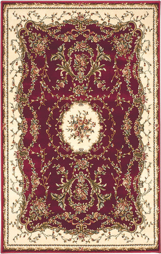 Nourison Bordeaux BOR01 Burgundy Area Rug main image