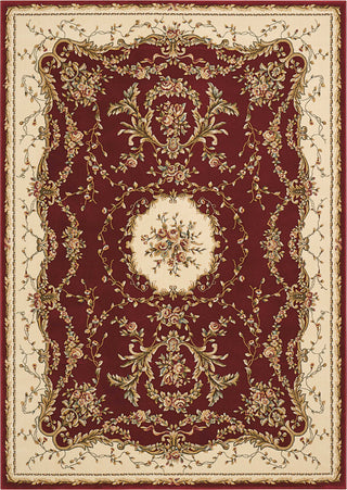 Nourison Bordeaux BOR01 Burgundy Area Rug 5'3'' X 7'4''