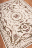 Nourison Bordeaux BOR01 Ivory Area Rug 6' X 8' Floor Shot Feature
