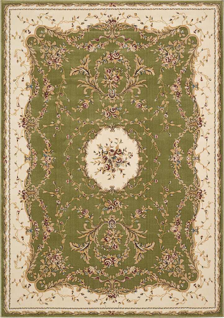 Nourison Bordeaux BOR01 Sage Area Rug 5'3'' X 7'4''