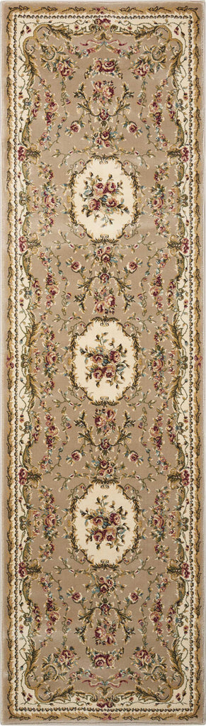 Nourison Bordeaux BOR01 Cream Area Rug 2'2'' X 7'6'' Runner