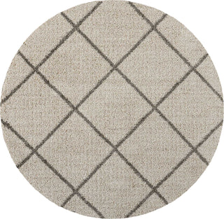 Nourison Brisbane BRI03 Cream Area Rug Round