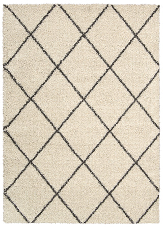 Nourison Brisbane BRI03 Ivory Charcoal Area Rug main image