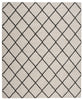 Nourison Brisbane BRI08 Ivory Charcoal Area Rug main image
