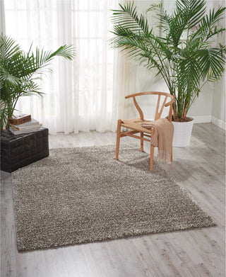 Nourison Brisbane BRI01 Stone Area Rug Room Image Feature