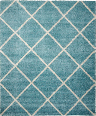 Nourison Brisbane BRI03 Aqua Area Rug 8'2'' X 10'