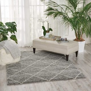 Nourison Brisbane BRI03 Ash Area Rug Room Image Feature