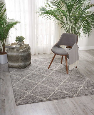 Nourison Brisbane BRI03 Ash Area Rug Room Image