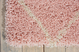 Nourison Brisbane BRI03 Blush Area Rug Corner Image