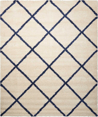 Nourison Brisbane BRI03 Ivory Blue Area Rug 