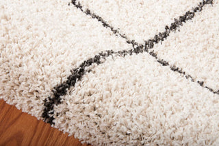 Nourison Brisbane BRI03 Ivory Charcoal Area Rug Detail Image