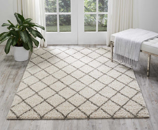 Nourison Brisbane BRI08 Cream Area Rug Room Image Feature