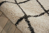 Nourison Brisbane BRI08 Ivory Charcoal Area Rug Detail Image