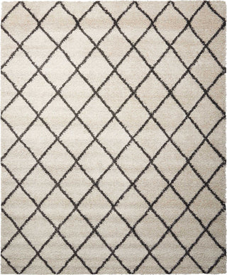 Nourison Brisbane BRI08 Ivory Charcoal Area Rug 