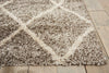 Nourison Brisbane BRI08 Stone Area Rug Detail Image