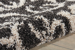 Brisbane BRI09 Black/White Area Rug by Nourison Detail Image