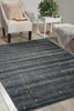 Nourison Cambridge CG04 Blue Area Rug Room Image Feature