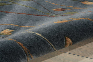 Nourison Cambridge CG04 Blue Area Rug Detail Image