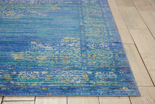 Nourison Cambria CAM01 Teal Area Rug Detail Image