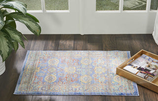 Nourison Cambria CAM04 Blue Area Rug Room Image