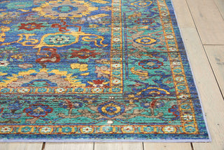 Nourison Cambria CAM04 Blue Area Rug Detail Image