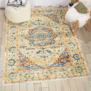 Nourison Cambria CAM06 Cream Area Rug Room Image