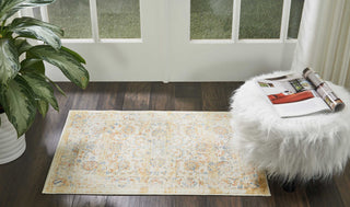 Nourison Cambria CAM07 Cream Area Rug Room Image Feature