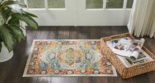 Nourison Cambria CAM08 Multicolor Area Rug Room Image Feature