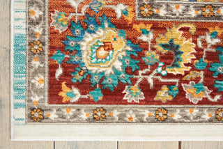 Nourison Cambria CAM08 Multicolor Area Rug Corner Image