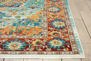 Nourison Cambria CAM08 Multicolor Area Rug Detail Image