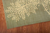 Nourison Capri CAP1 Sage Area Rug Corner Image