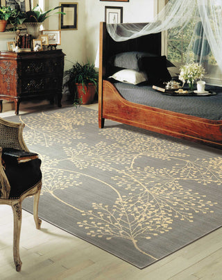 Nourison Capri CAP1 Slate Area Rug Main Image Feature